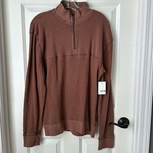 Lucky Brand Men's long-sleeved quarter-zip